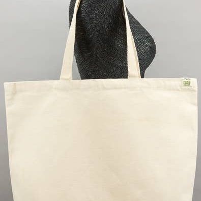 ECOBAGS 100% Recycled Cotton Shopping Tote - Eco Wonders