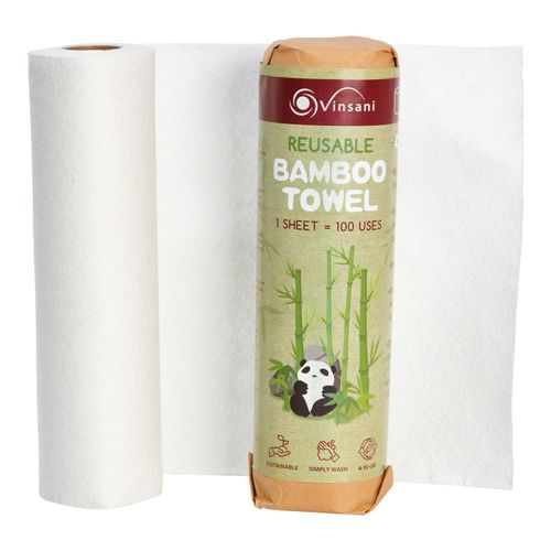 Reusable Bamboo Towels Super Strong Ultra Absorbent Eco-Friendly - Eco Wonders