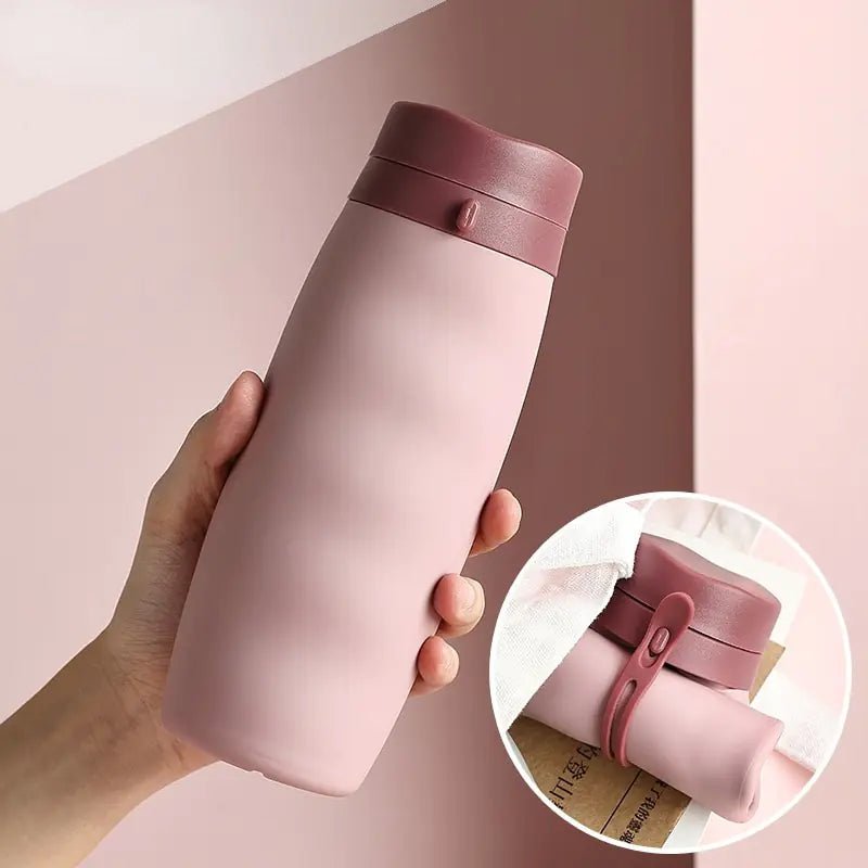 600ml Foldable Water Bottles Soft Flask Sports Drinking Water - Eco Wonders