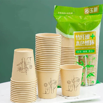 Bamboo Fiber Disposable Cups - Eco Wonders