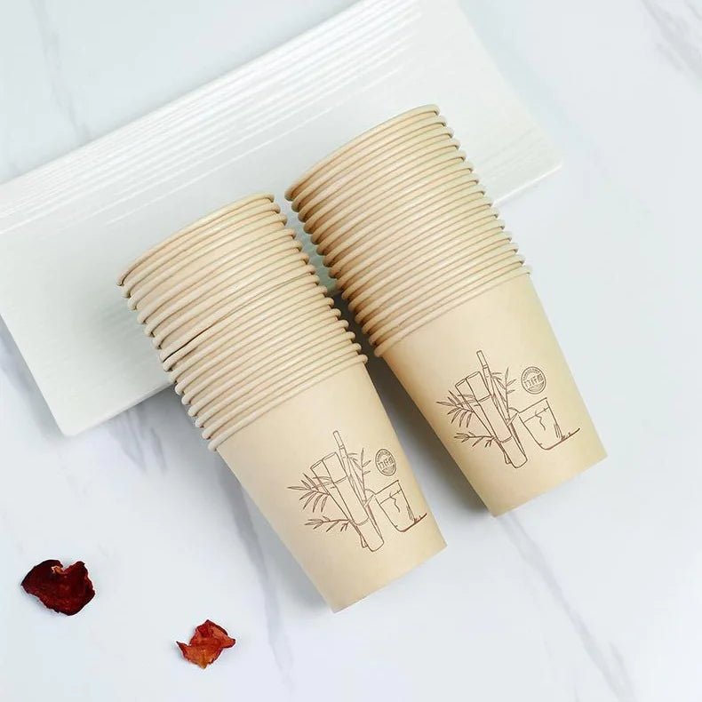 Bamboo Fiber Disposable Cups - Eco Wonders