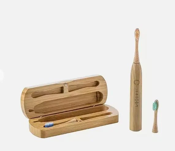 Bamboo USB Rechargeable Electric Toothbrush - Eco Wonders