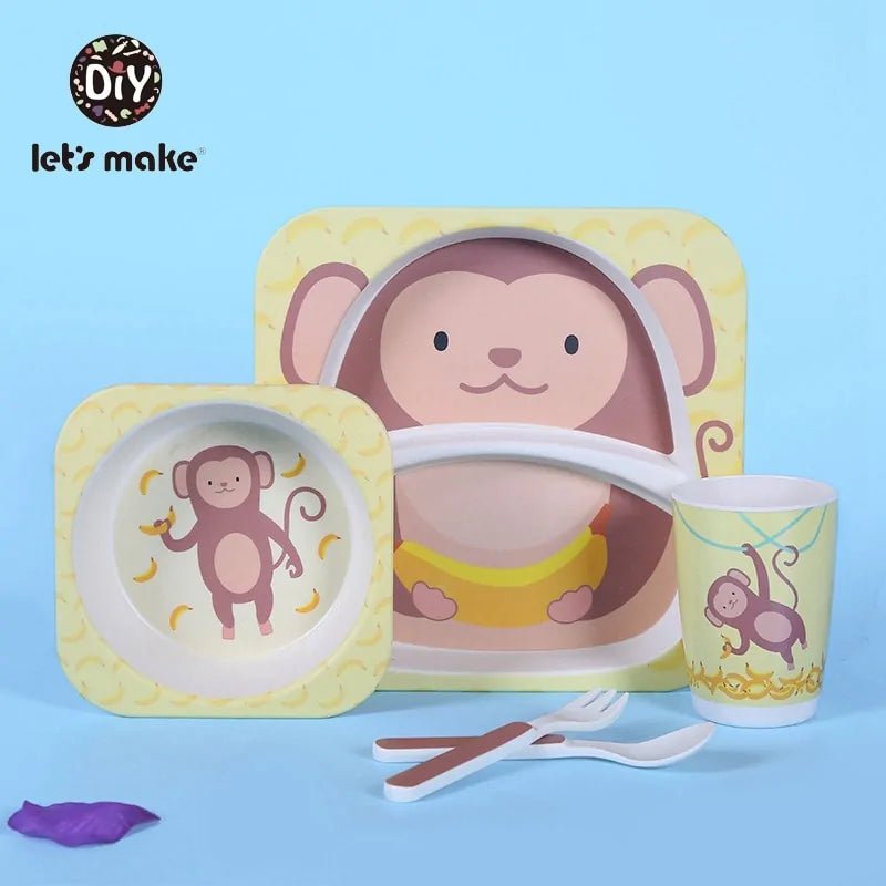 Children's Eco - Friendly Bamboo Fiber Dishes - Eco Wonders