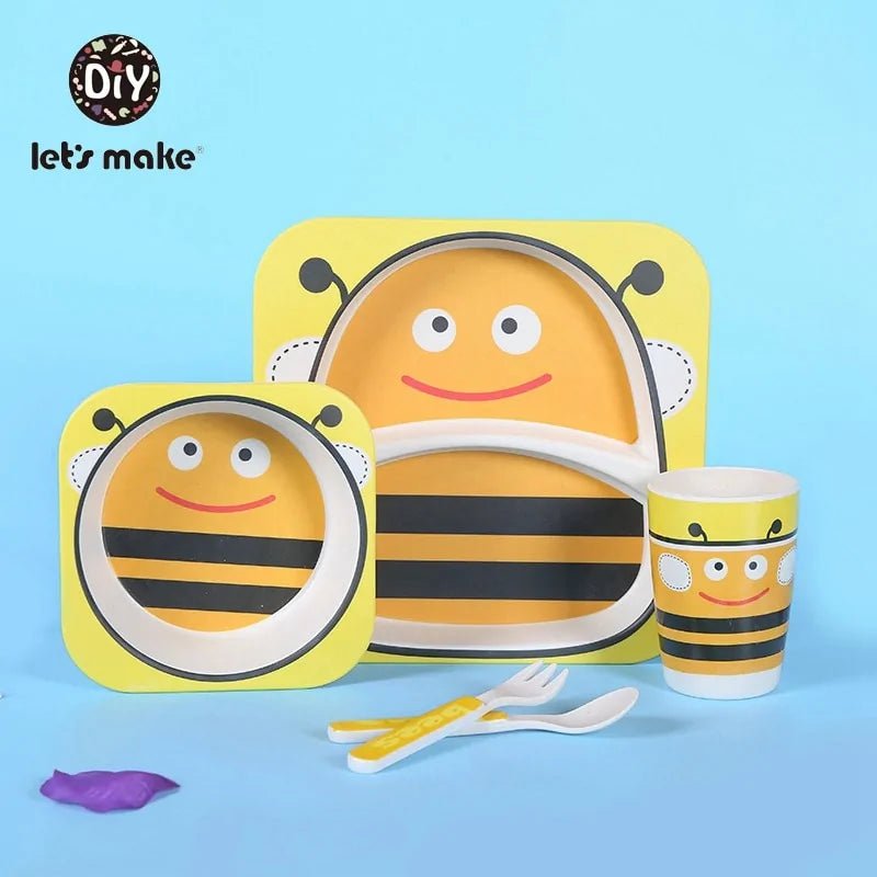 Children's Eco - Friendly Bamboo Fiber Dishes - Eco Wonders