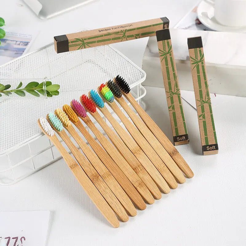 Eco - Friendly Bamboo Toothbrushes - Eco Wonders