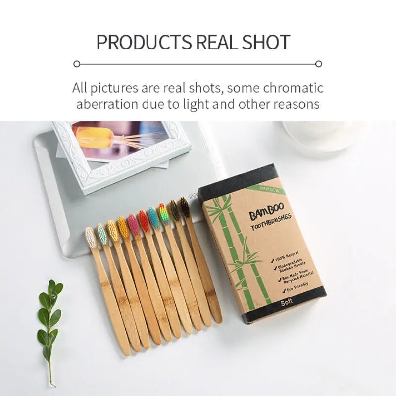 Eco - Friendly Bamboo Toothbrushes - Eco Wonders