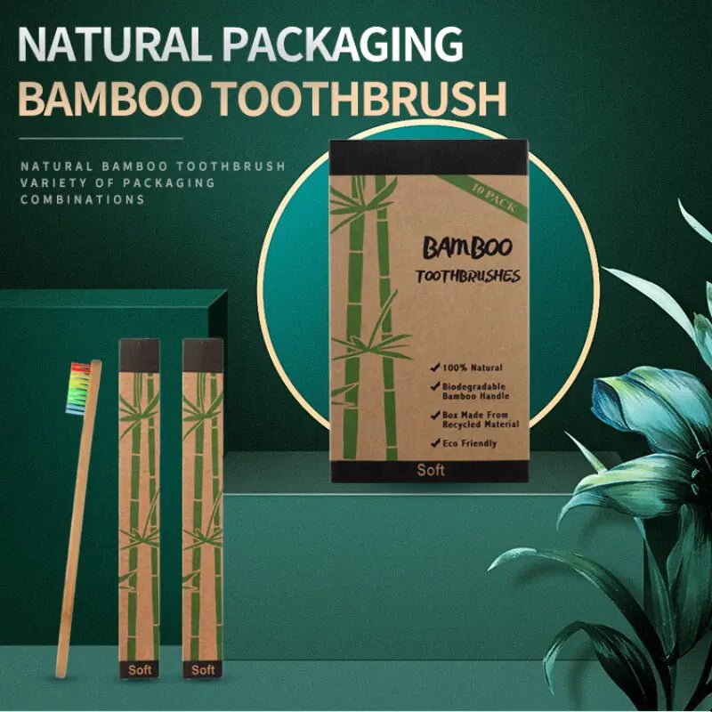 Eco - Friendly Bamboo Toothbrushes - Eco Wonders