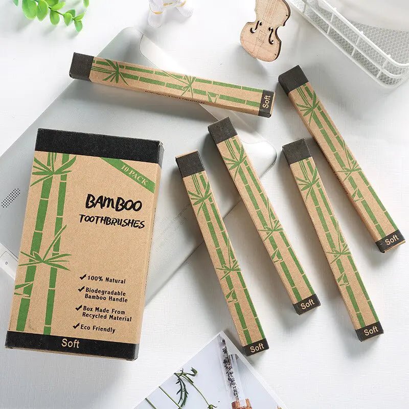 Eco - Friendly Bamboo Toothbrushes - Eco Wonders