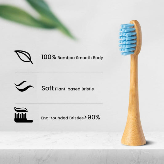 Electric Biodegradable Bamboo Toothbrush Head - Eco Wonders