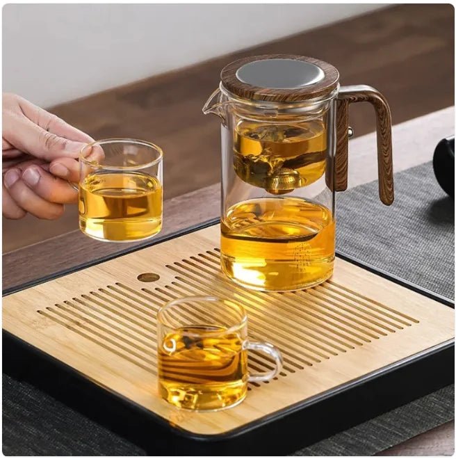 Elegant Glass Teapot & Tea Set with Water Separation - Eco Wonders