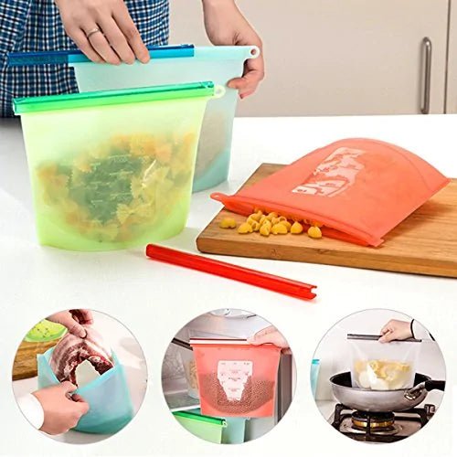 Reusable Silicone Food Bag - Eco Wonders