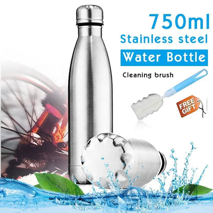 Sports Water Bottle Non Insulated Stainless Steel - Eco Wonders