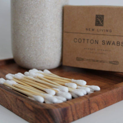 Bamboo Cotton Swabs, Biodegradable & Compostable - Eco Wonders