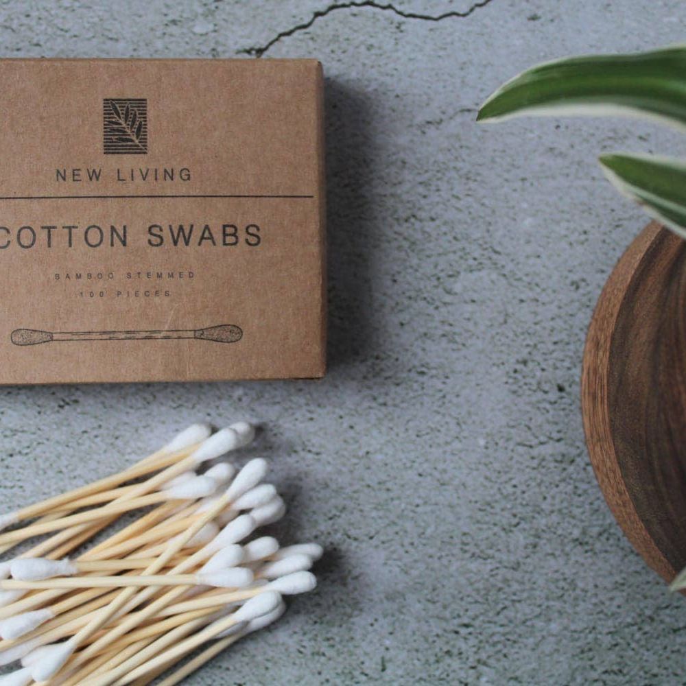 Bamboo Cotton Swabs, Biodegradable & Compostable - Eco Wonders
