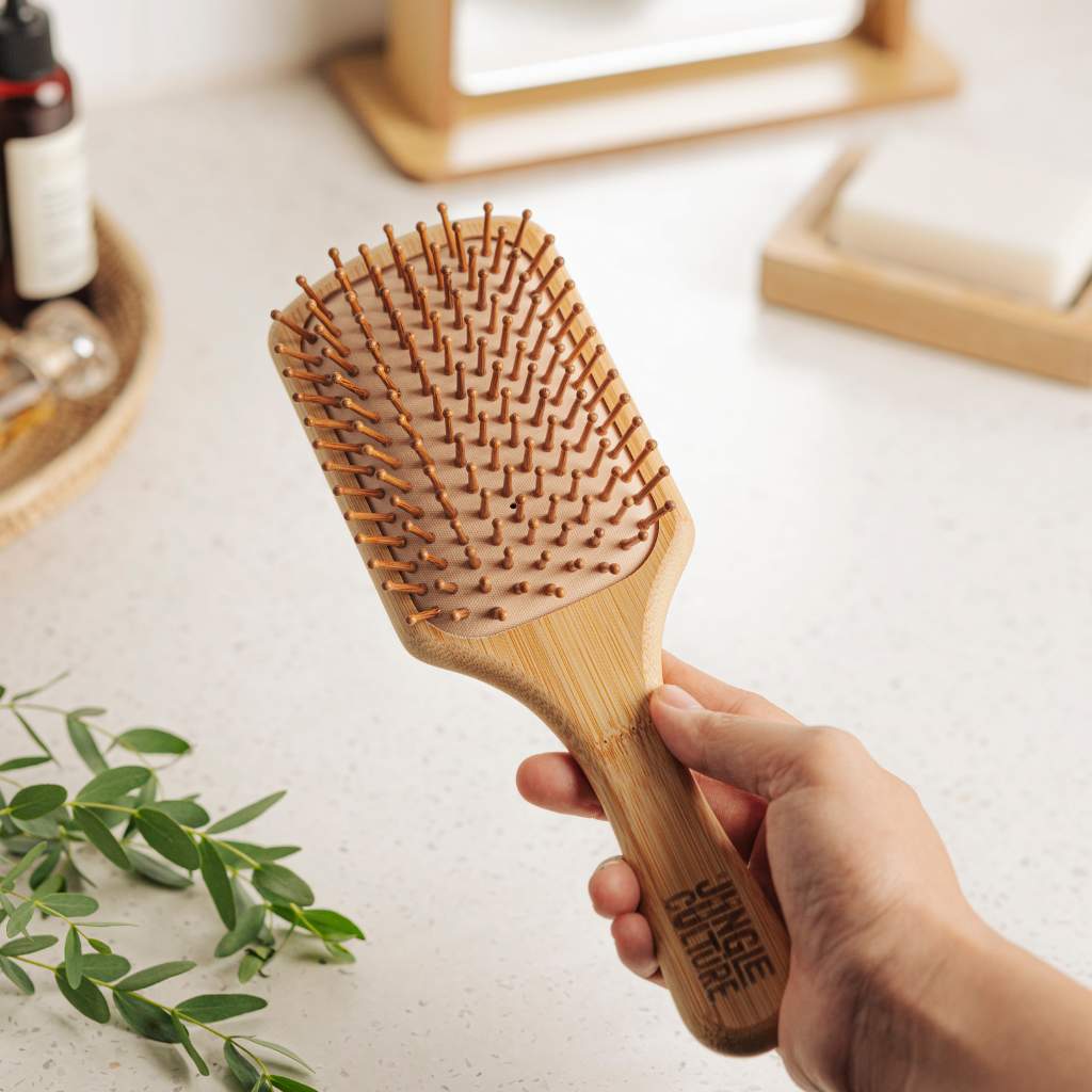 Bamboo Hairbrush | Sustainable Wooden Hair Brushes - Eco Wonders