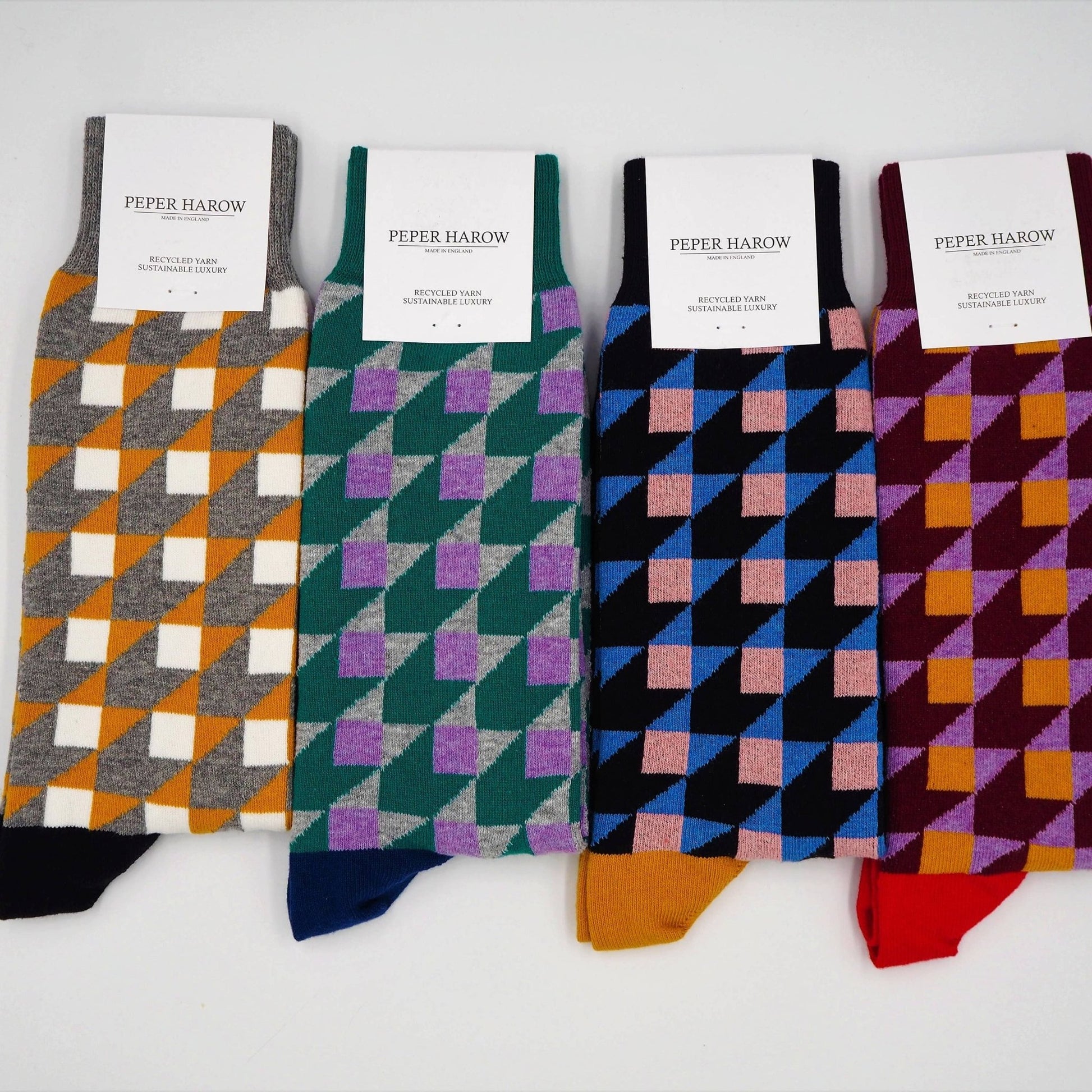 Dimensional Men's Recycled Socks - Eco Wonders