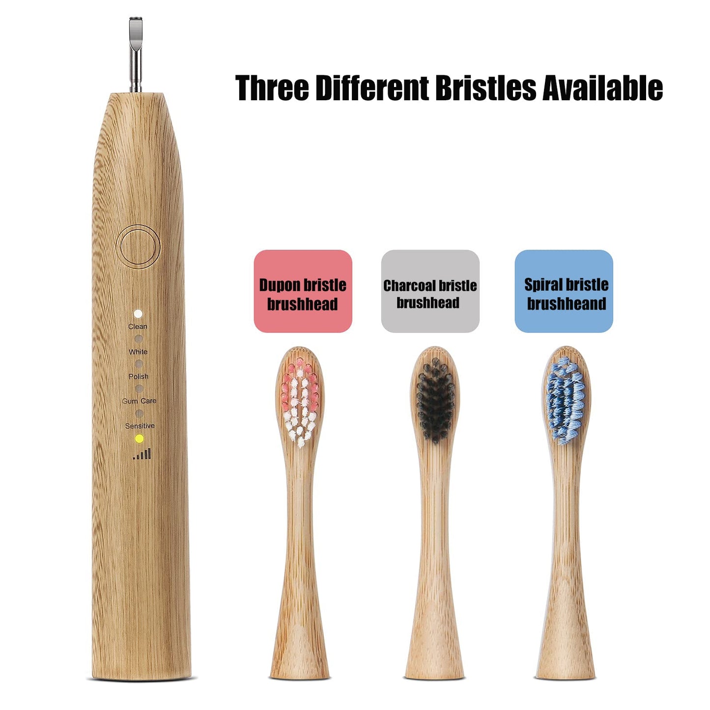 Eco-Friendly Bamboo Electric Toothbrush - Eco Wonders